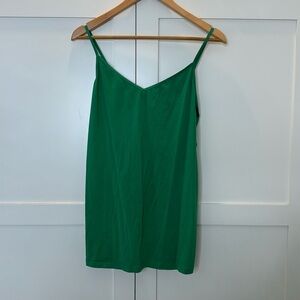 Green XL Long tank top